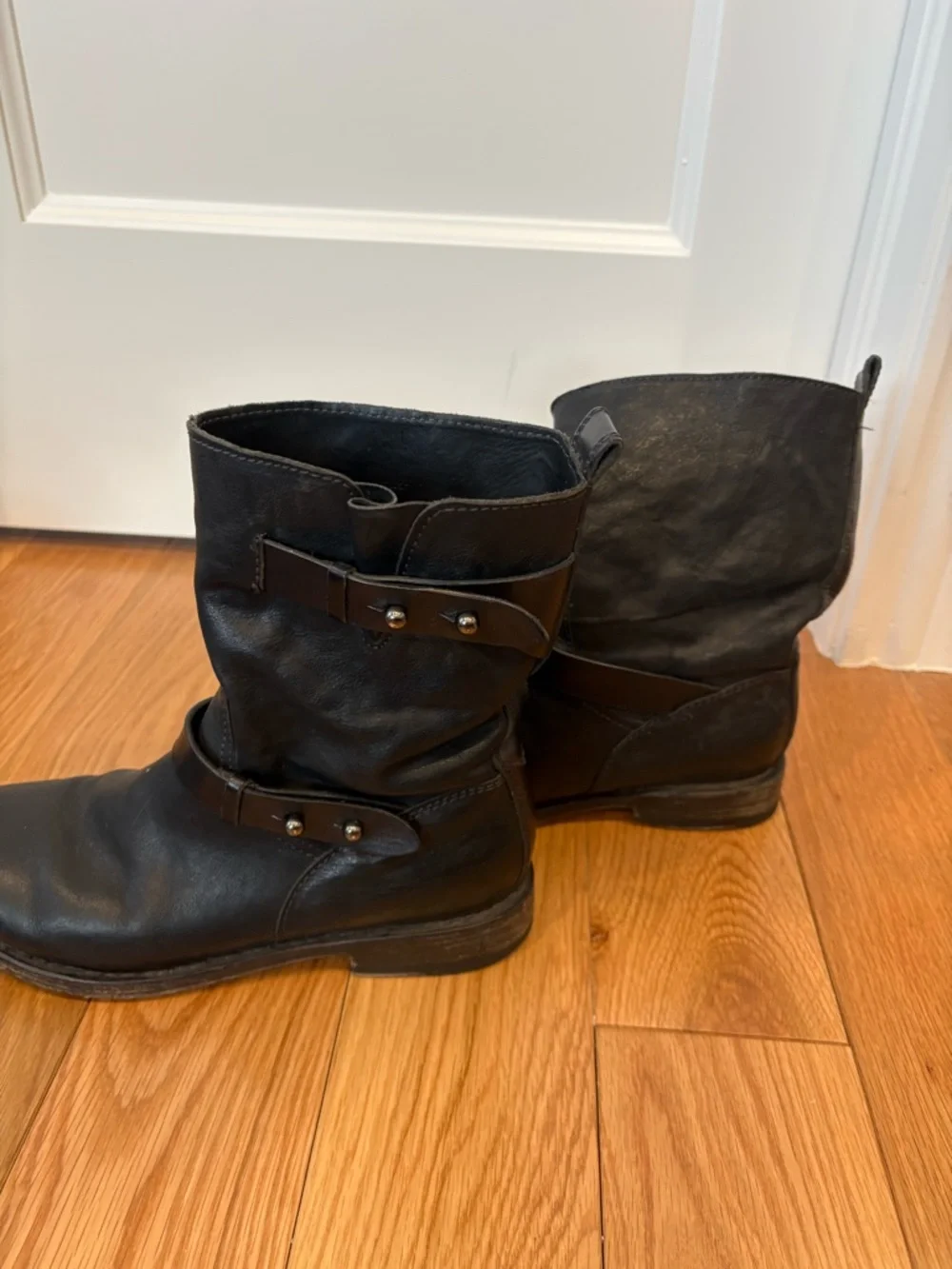 Rag and Bone Leather Moto Boots - Picture 5 of 8